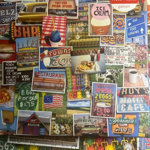 Galison Other - 🧩 500 piece Galison “Snapshots of America” puzzle. Poster included. Complete.